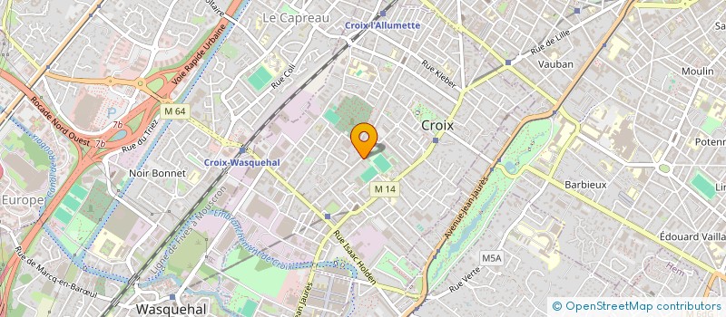 localisation de l'entreprise SCI NEO à CROIX
