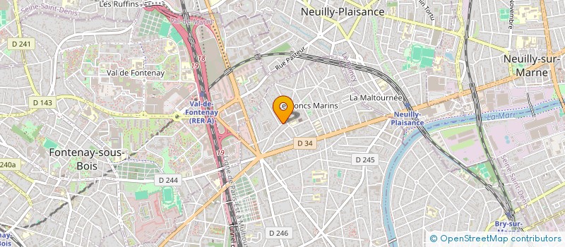 localisation de l'entreprise SCI NEO  LE PERREUX-SUR-MARNE