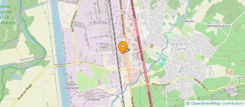 localisation de l'entreprise SCI NEO  SALAISE-SUR-SANNE