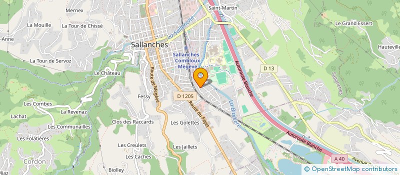 localisation de l'entreprise SCI NEO à SALLANCHES
