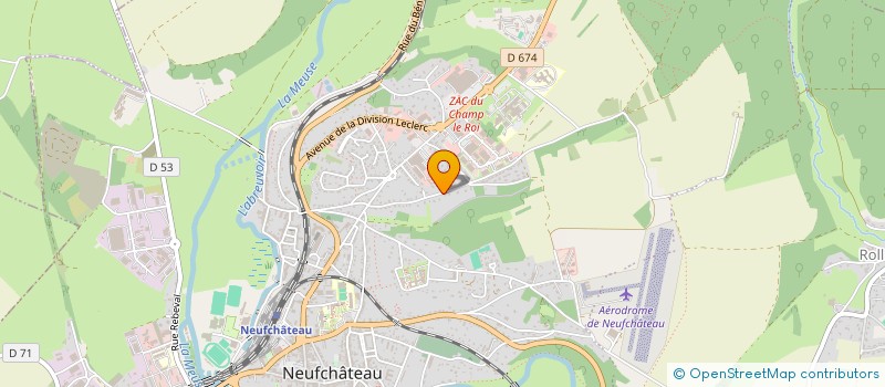 localisation de l'entreprise SCI NEO-BAT à NEUFCHATEAU