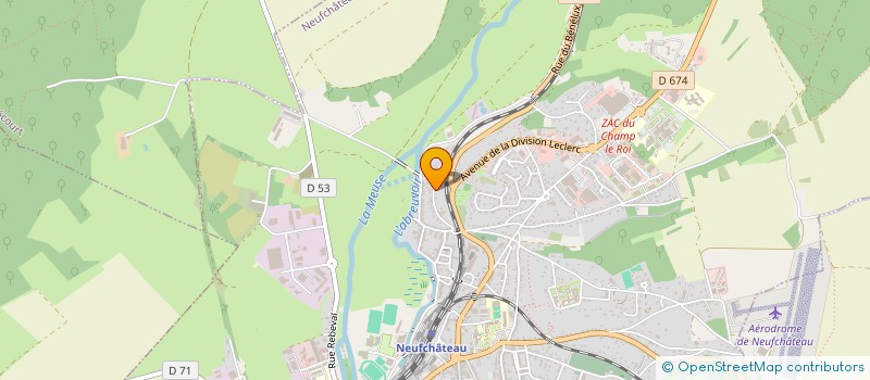 localisation de l'entreprise SCI NEO GP à NEUFCHATEAU