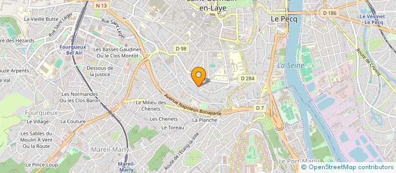 localisation de l'entreprise SCI NEOCASTORS  SAINT-GERMAIN-EN-LAYE