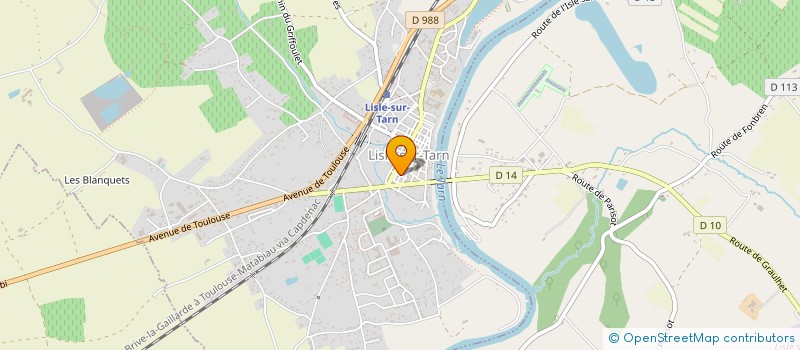 localisation de l'entreprise SCI NEOLOGICO à LISLE-SUR-TARN