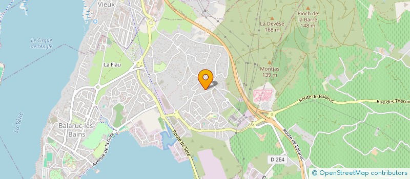 localisation de l'entreprise SCI NEOLYS  BALARUC-LES-BAINS