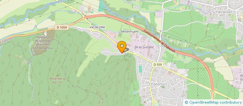 localisation de l'entreprise SCI NEOX  CHATENOIS