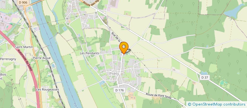 localisation de l'entreprise SCI NEP  PRETY