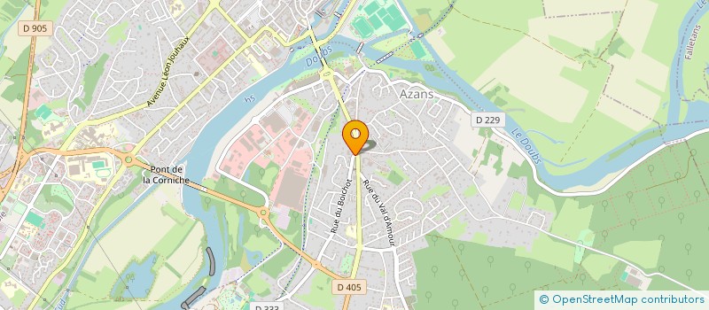 localisation de l'entreprise SCI NEPAULI à DOLE