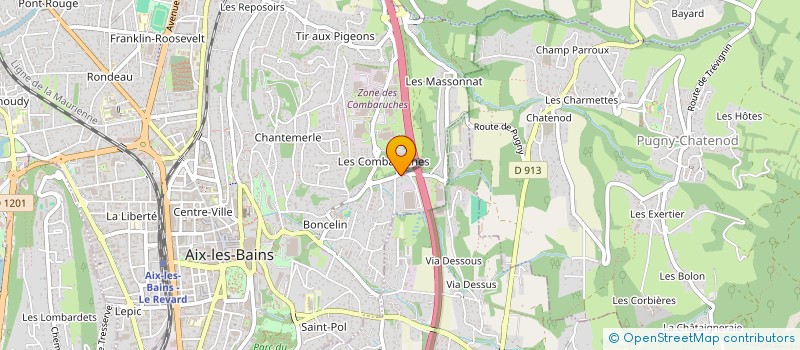 localisation de l'entreprise SCI NEPENTHES BLEU  PUGNY-CHATENOD