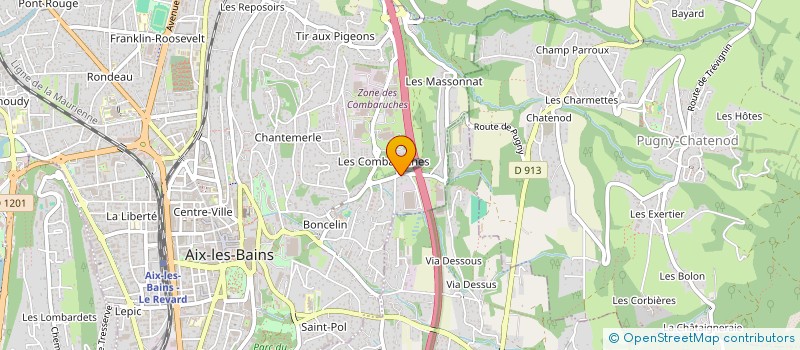 localisation de l'entreprise SCI NEPENTHES ROUGE  PUGNY-CHATENOD