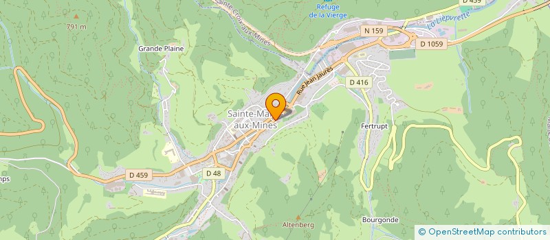 localisation de l'entreprise SCI NEPHELIE  SAINTE-MARIE-AUX-MINES