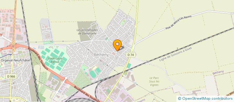 localisation de l'entreprise SCI NEPHI  BETHENY