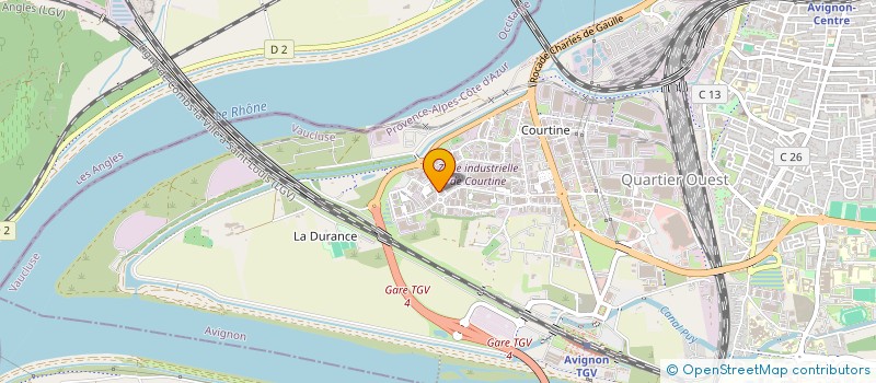 localisation de l'entreprise SCI NEPHTYS  AVIGNON