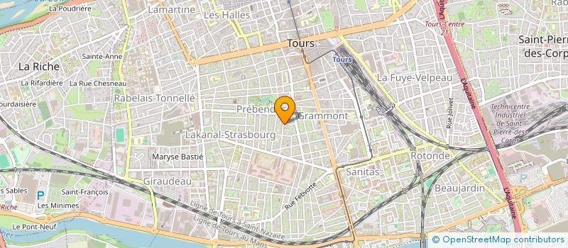 localisation de l'entreprise SCI NEPHTYS  TOURS