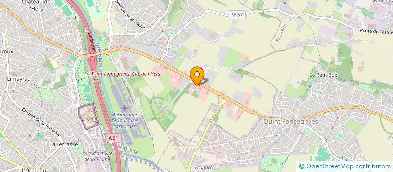 localisation de l'entreprise SCI NEPHTYS  QUINT-FONSEGRIVES