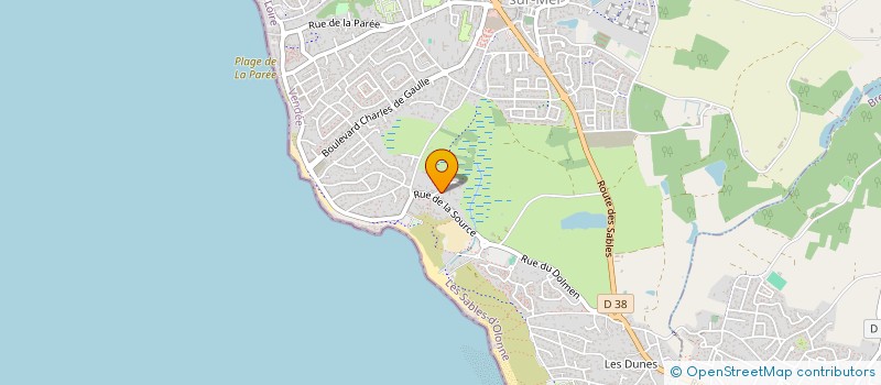 localisation de l'entreprise SCI NEPI à BRETIGNOLLES-SUR-MER