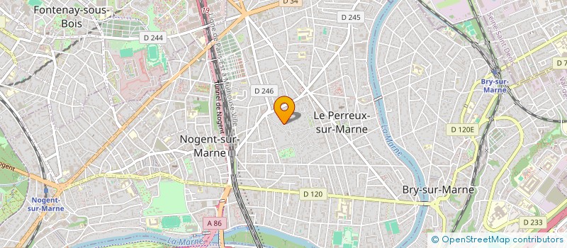 localisation de l'entreprise SCI NEPO  LE PERREUX-SUR-MARNE
