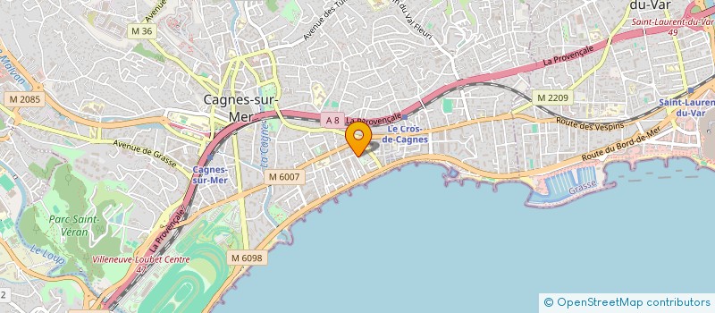 localisation de l'entreprise SCI NEPOTE  CAGNES-SUR-MER