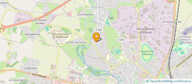 localisation de l'entreprise SCI NEPTUNE à DAMIGNY