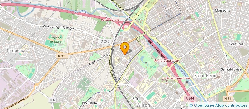 localisation de l'entreprise SCI NEPTUNE  REIMS