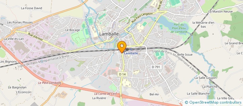 localisation de l'entreprise SCI NEPTUNE  LAMBALLE-ARMOR