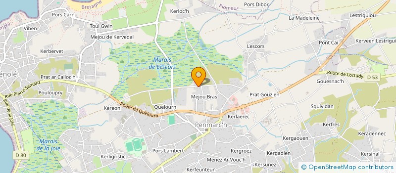 localisation de l'entreprise SCI NEPTUNE  PENMARCH