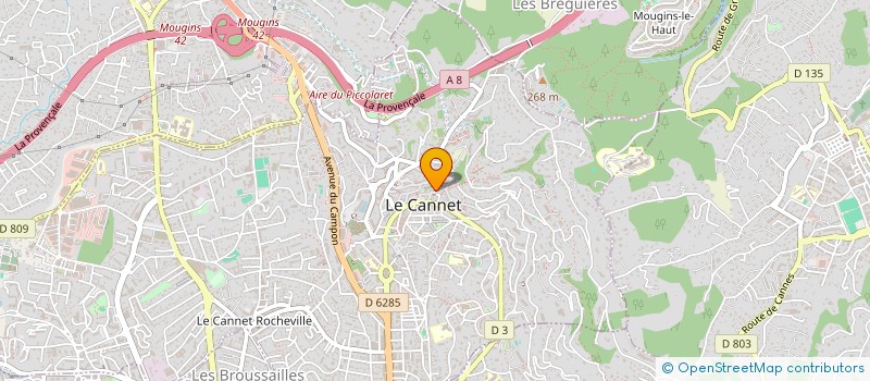 localisation de l'entreprise SCI NEPTUNE à LE CANNET