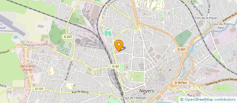 localisation de l'entreprise SCI NEPTUNE à NEVERS