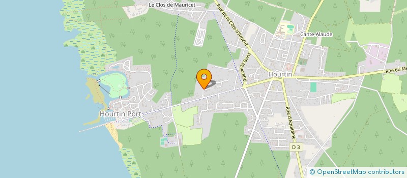 localisation de l'entreprise SCI NEPTUNE  HOURTIN