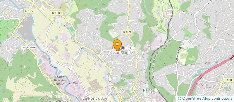 localisation de l'entreprise SCI NEPTUNE à LA ROQUETTE-SUR-SIAGNE