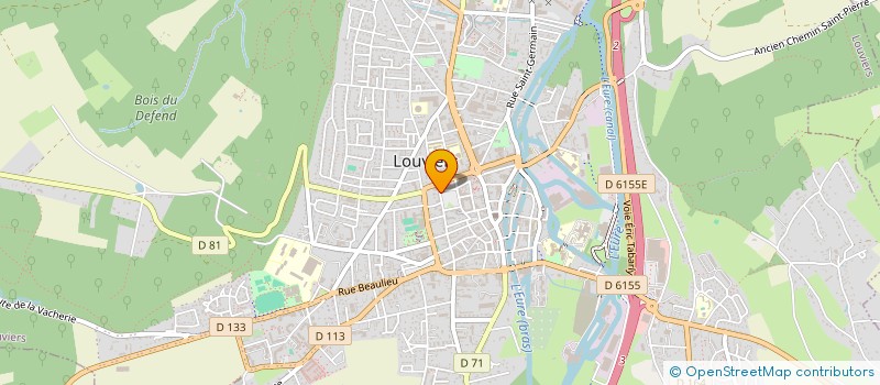 localisation de l'entreprise SCI NEPTUNE à LOUVIERS