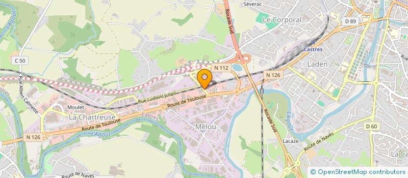 localisation de l'entreprise SCI NEPTUNE POLYGONE NORD  CASTRES