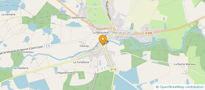 localisation de l'entreprise SCI NERA à MEZIERES-EN-BRENNE