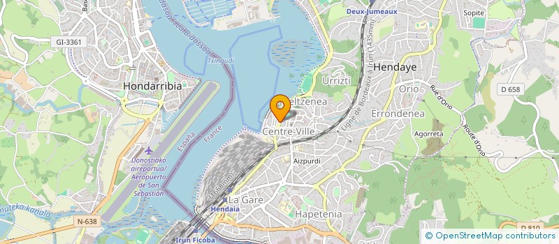 localisation de l'entreprise SCI NERE ATHERBEA à HENDAYE