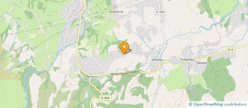 localisation de l'entreprise SCI NEREA  URRUGNE