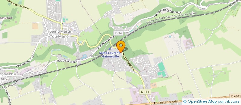 localisation de l'entreprise SCI NEREIDE  SAINT-LAURENT-DE-BREVEDENT