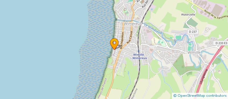 localisation de l'entreprise SCI NEREIDES  WIMEREUX