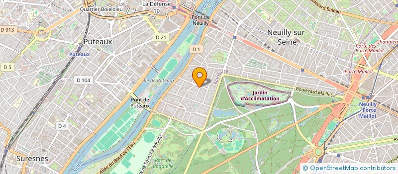 localisation de l'entreprise SCI NEREIDES AIGUE MARINE à NEUILLY-SUR-SEINE