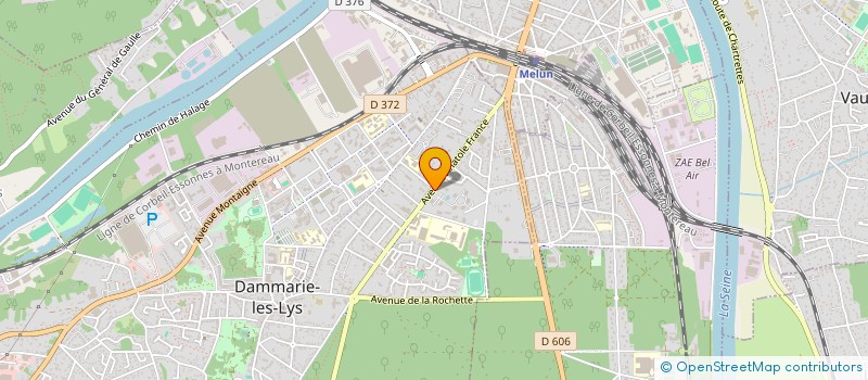 localisation de l'entreprise SCI NEREIS à DAMMARIE-LES-LYS