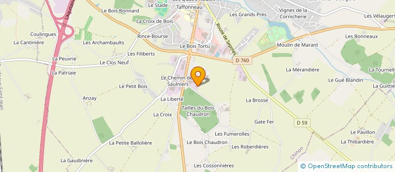 localisation de l'entreprise SCI NERET BOULOIZEAU  SAINTE-MAURE-DE-TOURAINE