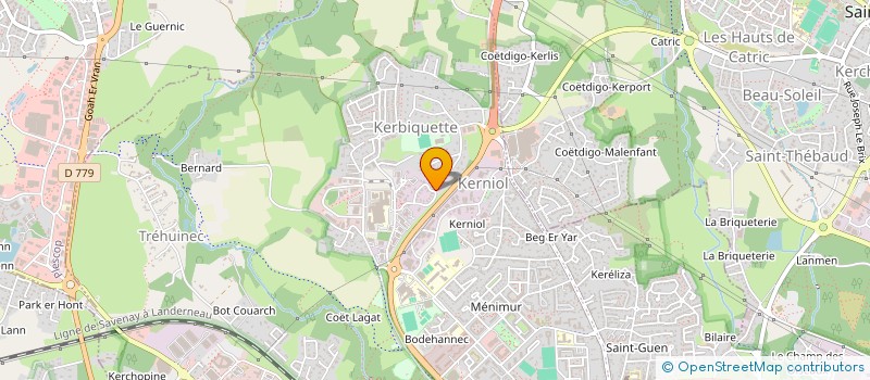 localisation de l'entreprise SCI NERGIES à VANNES