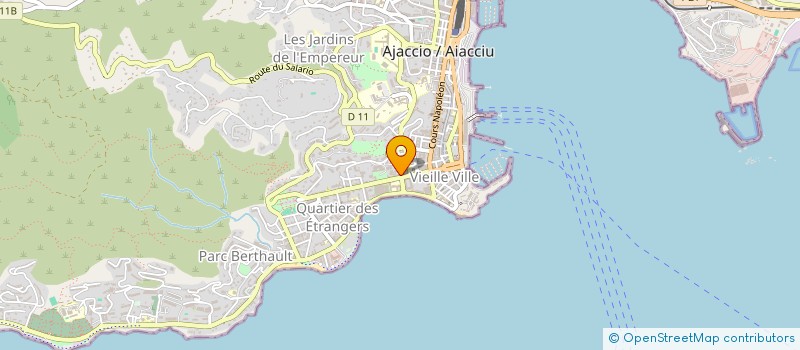 localisation de l'entreprise SCI NERI à AJACCIO