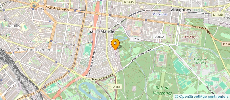 localisation de l'entreprise SCI NERIAH à SAINT-MANDE