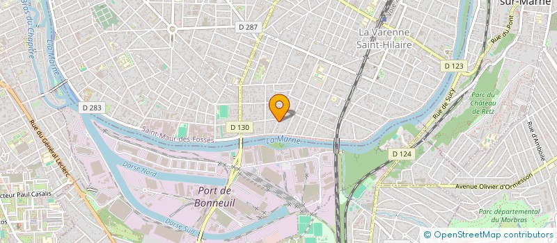 localisation de l'entreprise SCI NERIC à SAINT-MAUR-DES-FOSSES