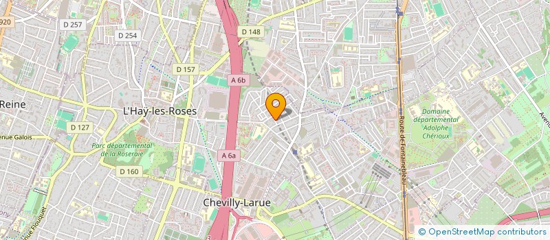 localisation de l'entreprise SCI NERISSON  L'HAY-LES-ROSES