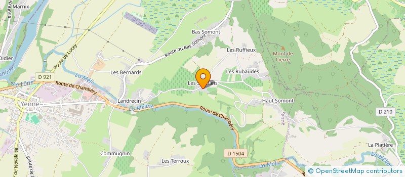 localisation de l'entreprise SCI NERMA  YENNE