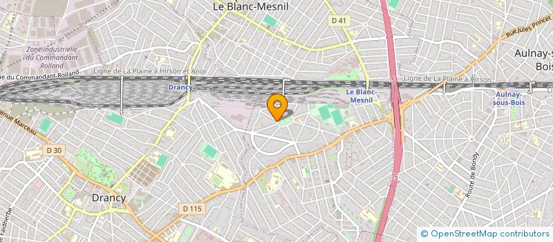 localisation de l'entreprise SCI NERMINE à LE BLANC-MESNIL
