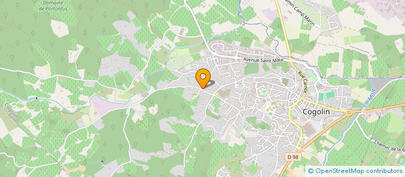 localisation de l'entreprise SCI NEROLI  COGOLIN