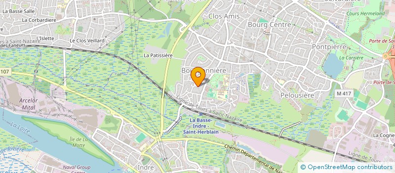 localisation de l'entreprise SCI NERRAM  SAINT-HERBLAIN