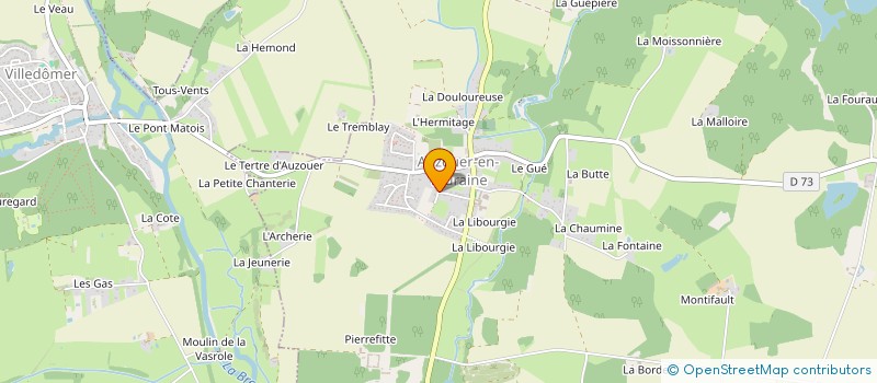 localisation de l'entreprise SCI NERRIERE  AUZOUER-EN-TOURAINE